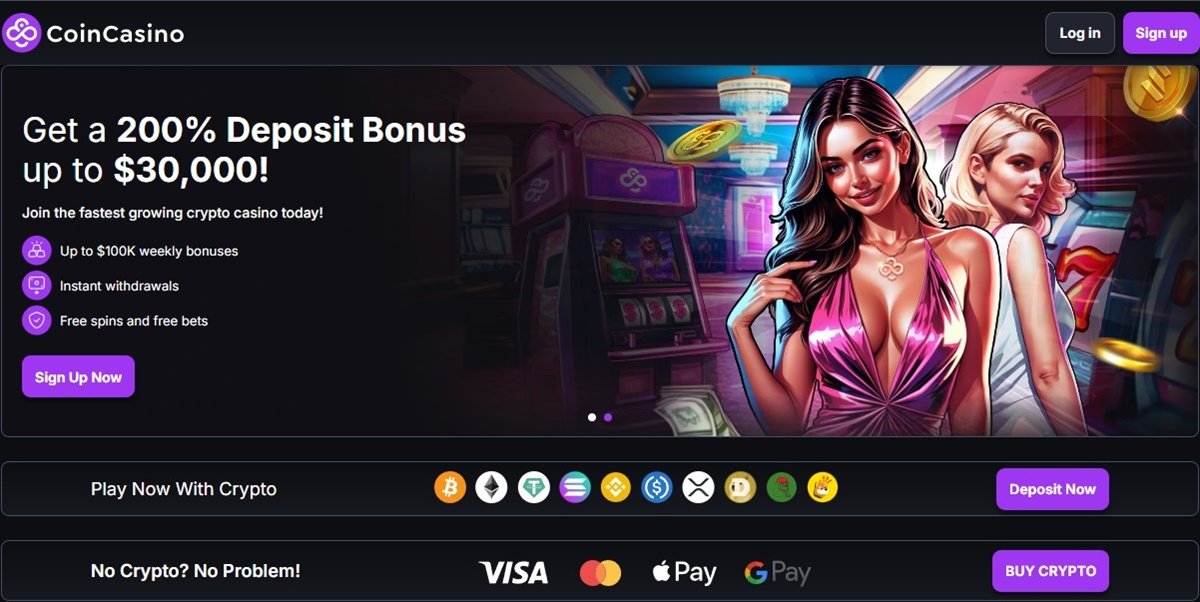 CoinCasino – Najlepsze Kryptowalutowe Kasyno Online Polska z Superszybkimi Wypłatami i Brakiem KYC