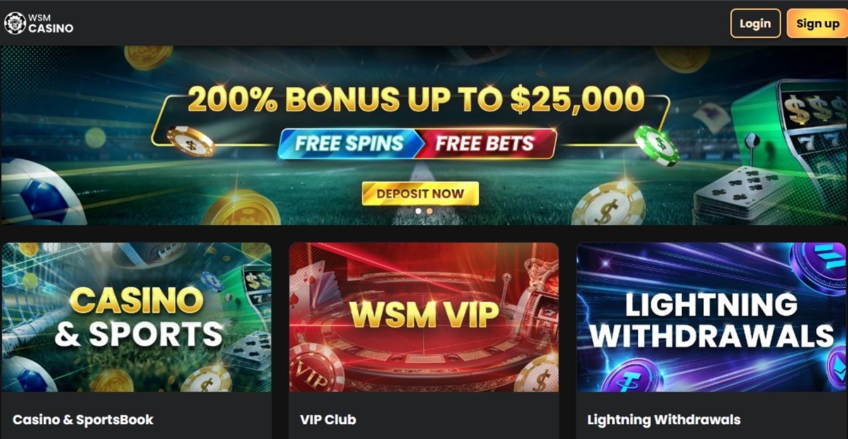 WSM Casino – Wall Street Memes Crypto-Kasyno Polska z Ponad 5 000 Gier i Ekskluzywnym Tokenem